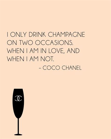 chanel spruch|coco Chanel champagne quotes.